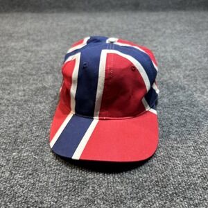Vintage 1994 Big Logo Global Cals Norway Flag Hat Snapback Norge Norwegian